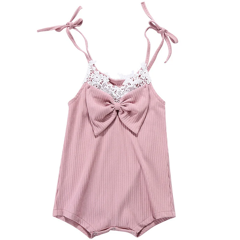 Newborn baby clothes fancy big bow romper baby girls ribbon romper