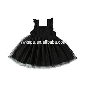 2018 latest design wholesale boutique fashion variety summer short-sleeved lace seaside bella girl dress