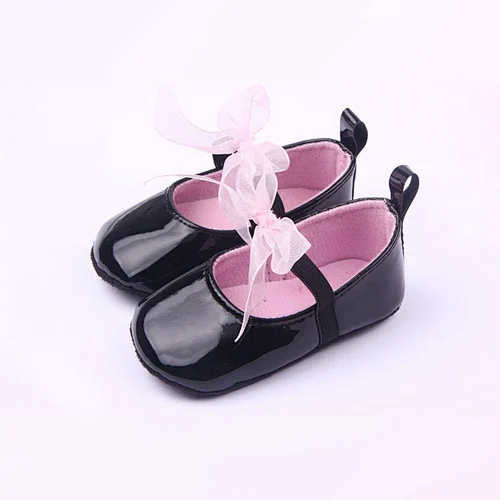 Wholesale Adorable Newborn Lace Bow Baby Girl Shoes Princess Toddler Shoes For Girl