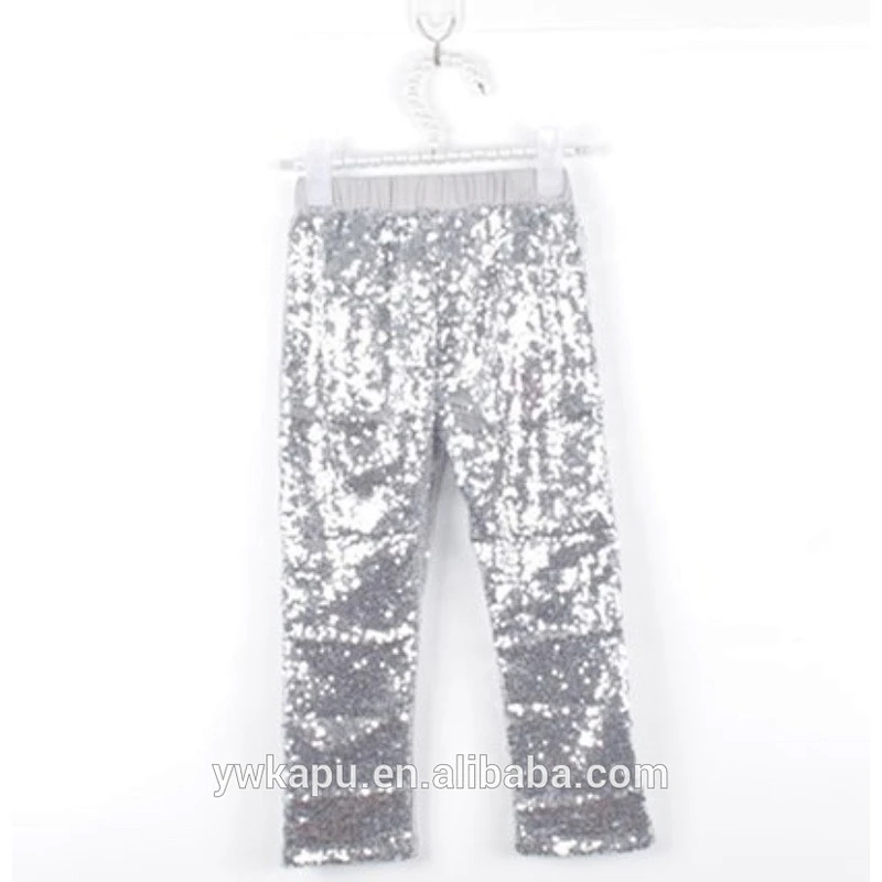 2018 Lovely Baby Girls Baggy Harem Winter Pants Sequin Gold Dance Pants Baby Leggings Kids Clothes For Party