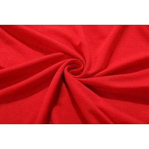 Pretty Pompoms Design Solid Red Christmas Outfits