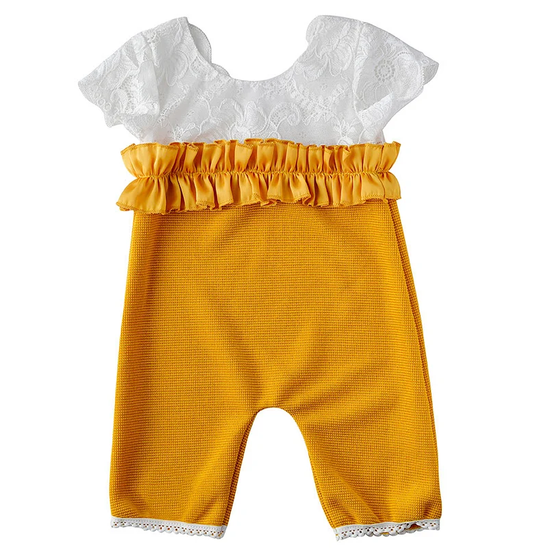 2019 Wholesale Cute infant and toddler summer baby girl clothes