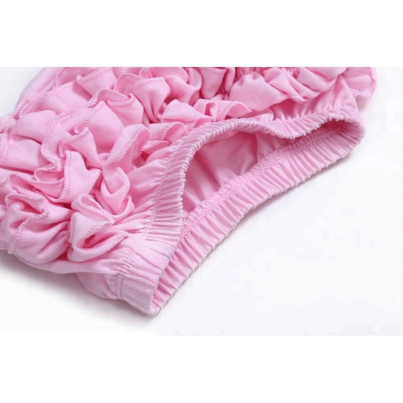 Cute Baby Girls Cotton Ruffles Bloomers Diaper Covers Baby Bloomers