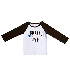 OEM Service custom bulk wholesale fall long sleeve baby girl  shirt