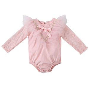 Infants and Toddler Clothing Baby Girls Winter Long Sleeve Cotton Romper One Piece Rompers
