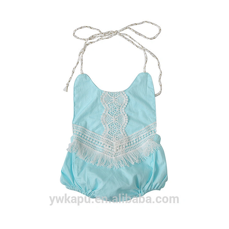 Newborn Baby Girl Kids Jumpsuit 2018 New Boutique Bubble Design Romper With Lace Design