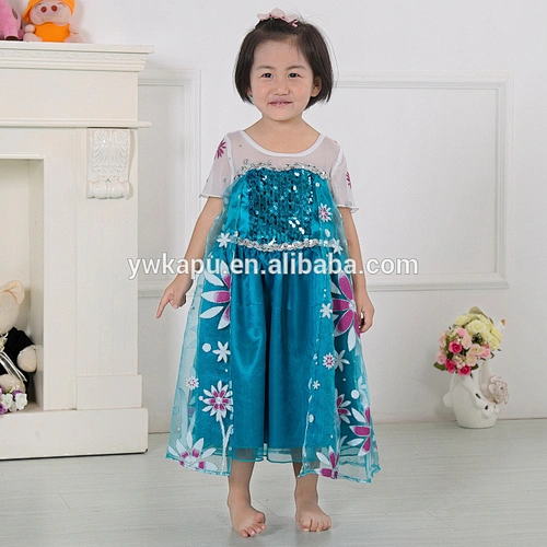 2015 new arrival quality princess cosplay costume frozen clothing set, snow queen baby prince dress