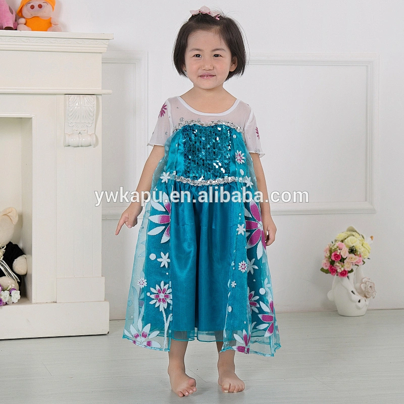 2015 new arrival quality princess cosplay costume frozen clothing set, snow queen baby prince dress