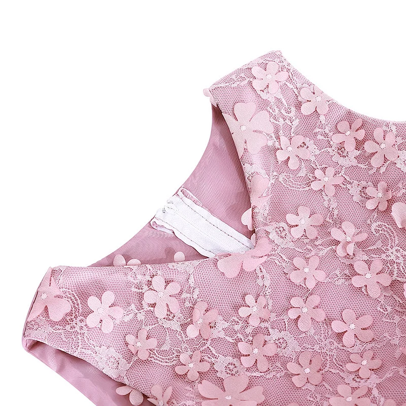 New Fashion Flower Girl Dress Party Birthday wedding princess Toddler baby Girls