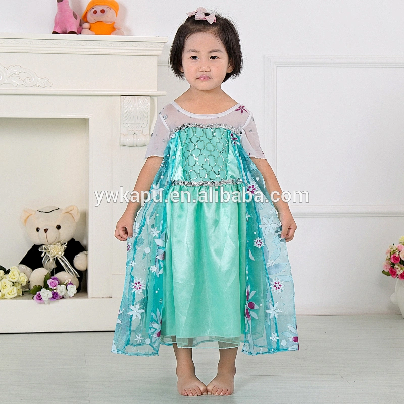 2015 new arrival quality princess cosplay costume frozen clothing set, snow queen baby prince dress