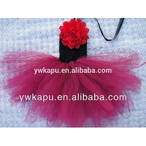 New arrival baby crochet top tutu tutu dress fabric tutu dress cutting in stock