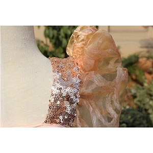 Fashion sequin top sequin dress baby lovely dress for the beautiful design