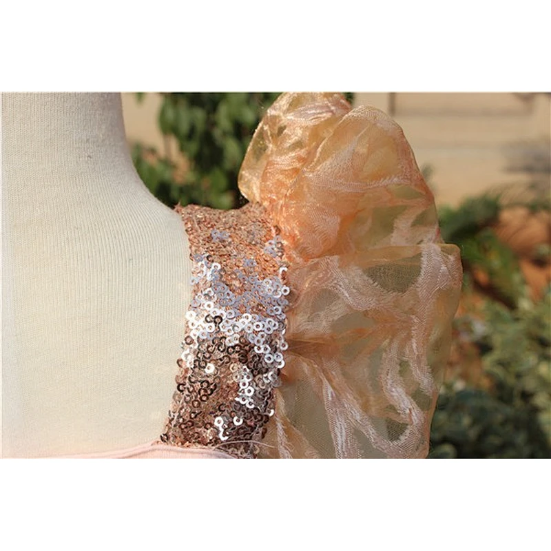 Fashion sequin top sequin dress baby lovely dress for the beautiful design