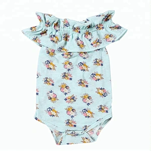 2018 Summer outdoor sleeveless stylish girl jumpsuit baby bodysuit