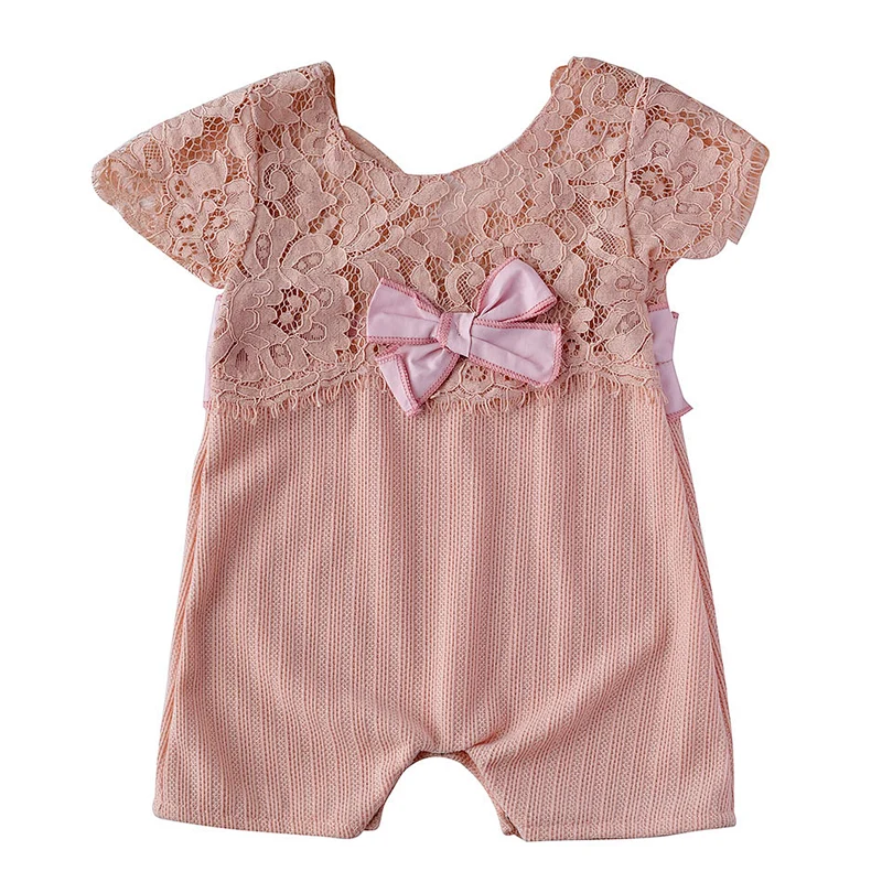 Wholesale cute  infant and toddlers baby girl romper clothing