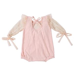 Newborn Baby Boutique Clothing Baby Lace Romper