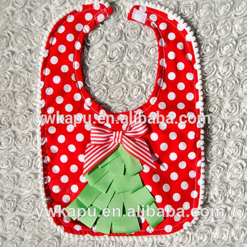 Baby fashion design woven cotton bib for babies for wholesale in stock