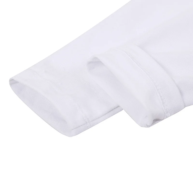 Wholesale Cheap Long Sleeve White T Shirt for Kids Girls