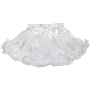 Wholesale Kids Girls Cartoon Polka Dot Fluffy Tulle Pettiskirts