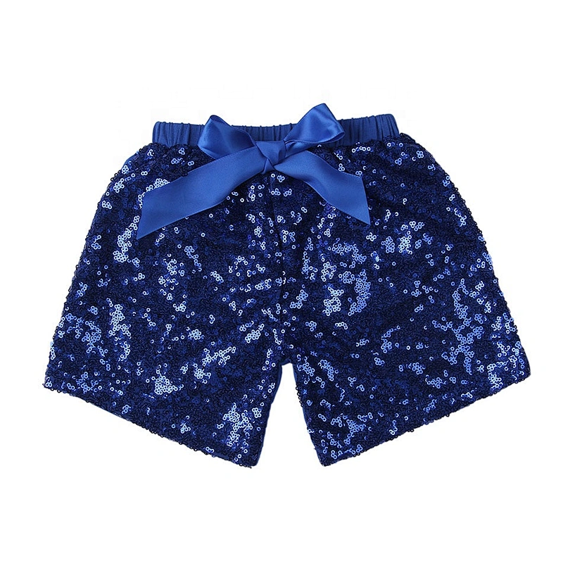 Customize Girls Fashionable Sequin Sparkling Shorts