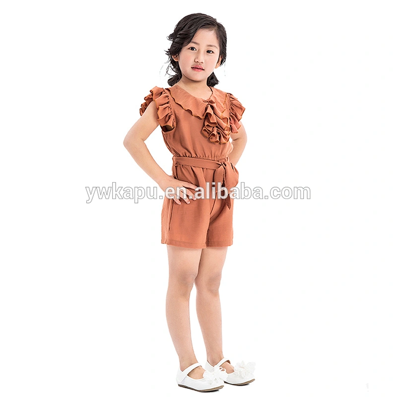 Newest style children's clothing sets Falbala girl romper one piece jumpsuit