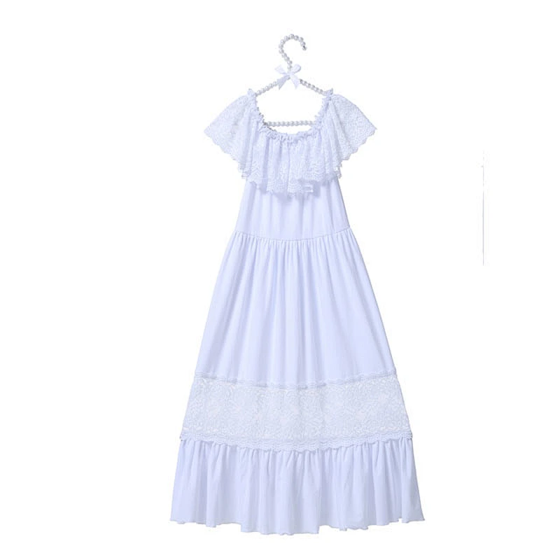 New Arrival Crew Neck Lace Appliques Sequins Sweep Train A Line Tulles Wedding Flower Girls Dresses