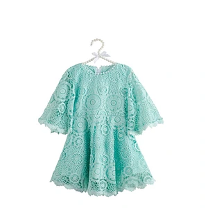 Wholesale Baby Girls Party Princess Lace Dress One Piece Kids Clothing Stylish Baby Fancy Frocks