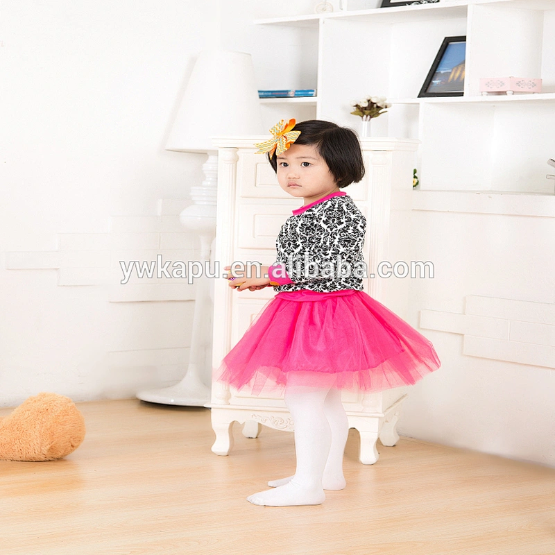 Toddler Girls Pink Dress Back to School Kids Clothes Girls Tutu Dress Top Set