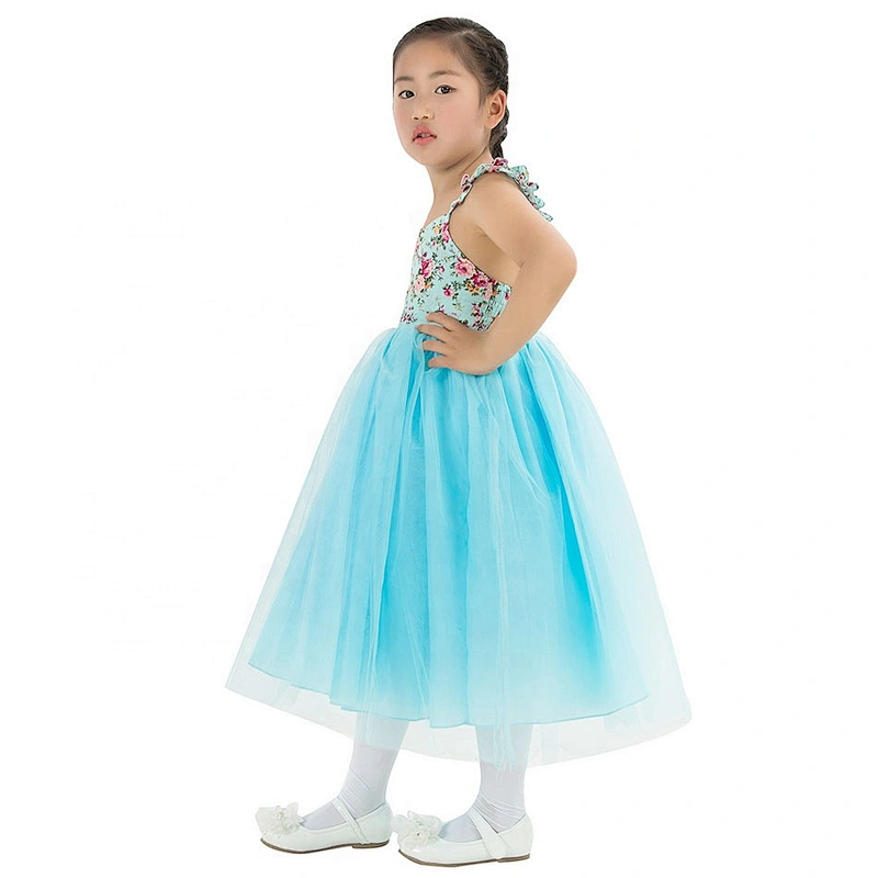 Boutique Kids Dress Baby Girl Birthday Party Wearing Cotton Dresses