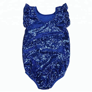 Wholesale children's boutique clothing gold sequin romper 2018 summer baby girl romper
