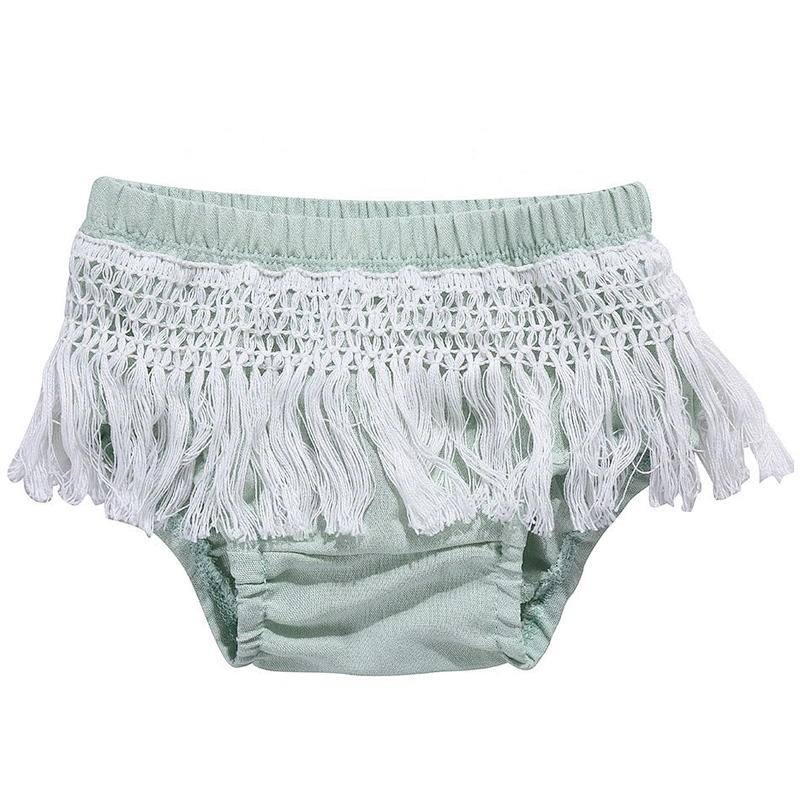 polyester lovely pretty ruffle baby shorts