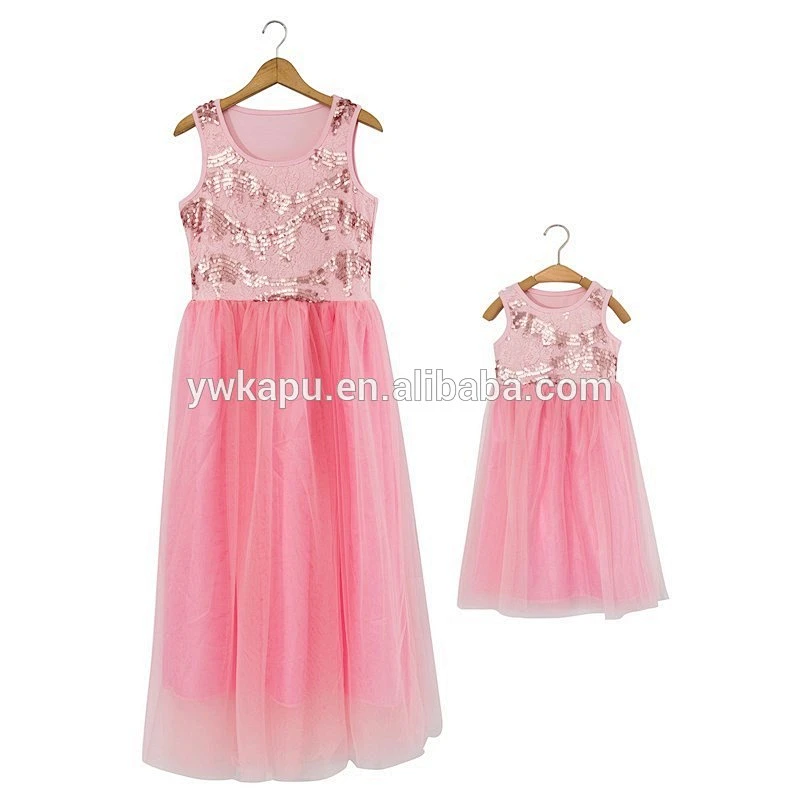 2018 baby girl summer dress,flower girl dresses,mother daughter matching clothing
