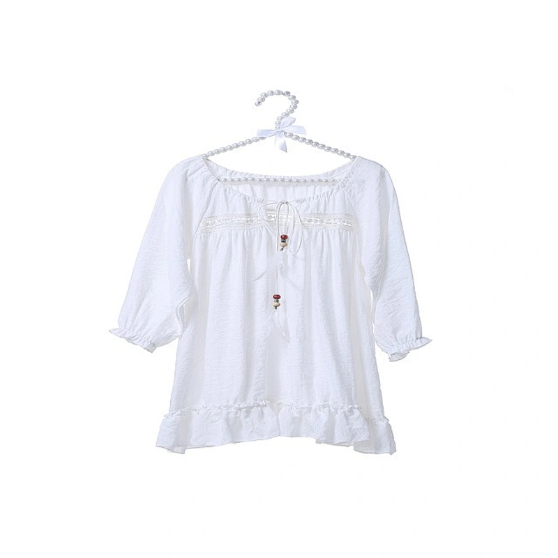 2018 Summer children party princess pure white tunic dresses kids clothing baby girl dress for 3-7Y