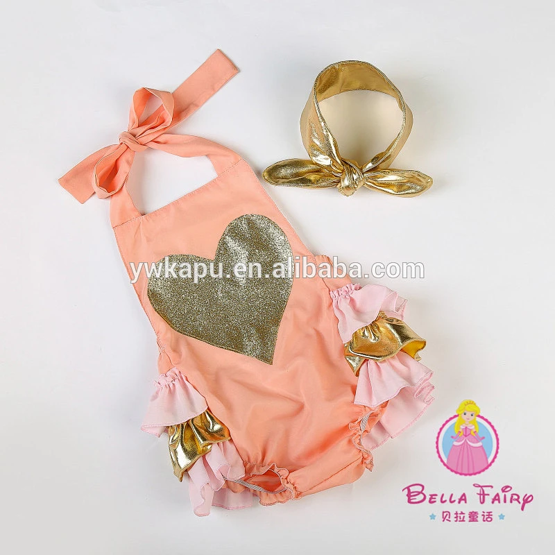 Factory direct sale Popular baby romper , baby sequin romper, wholesale children's boutique clothing