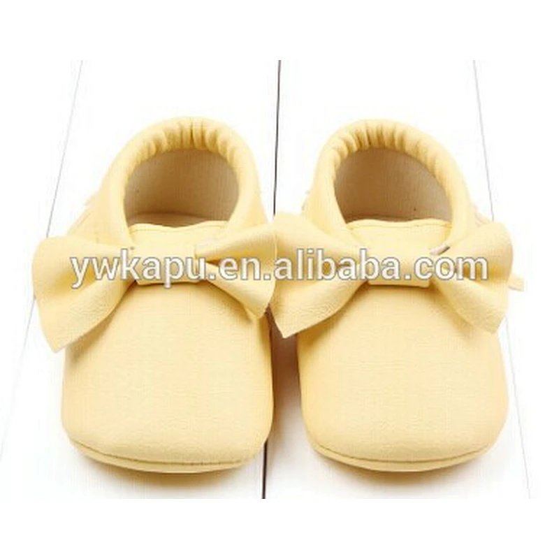 Wholesale baby shoes Yiwu leather fancy Baby Girl Lovey minions for kids shoes made in China 2016