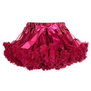 Fashionable Baby Pink Puffy Soft Tulle Petticoat for Girls Party Dance