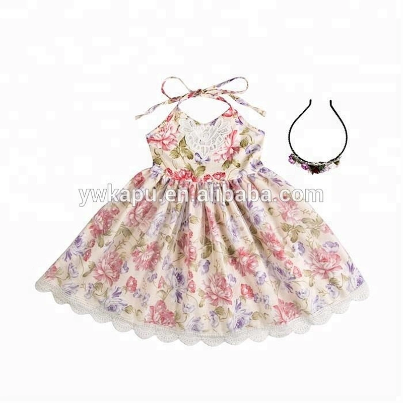 The newest baby girl dress baby girl spring dress for 0-8 year old girl