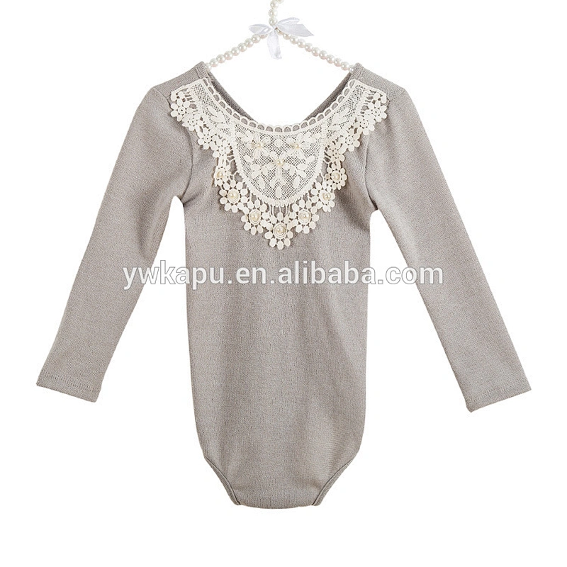 New fashion summer infant baby long sleeve European style lace girl Rompers