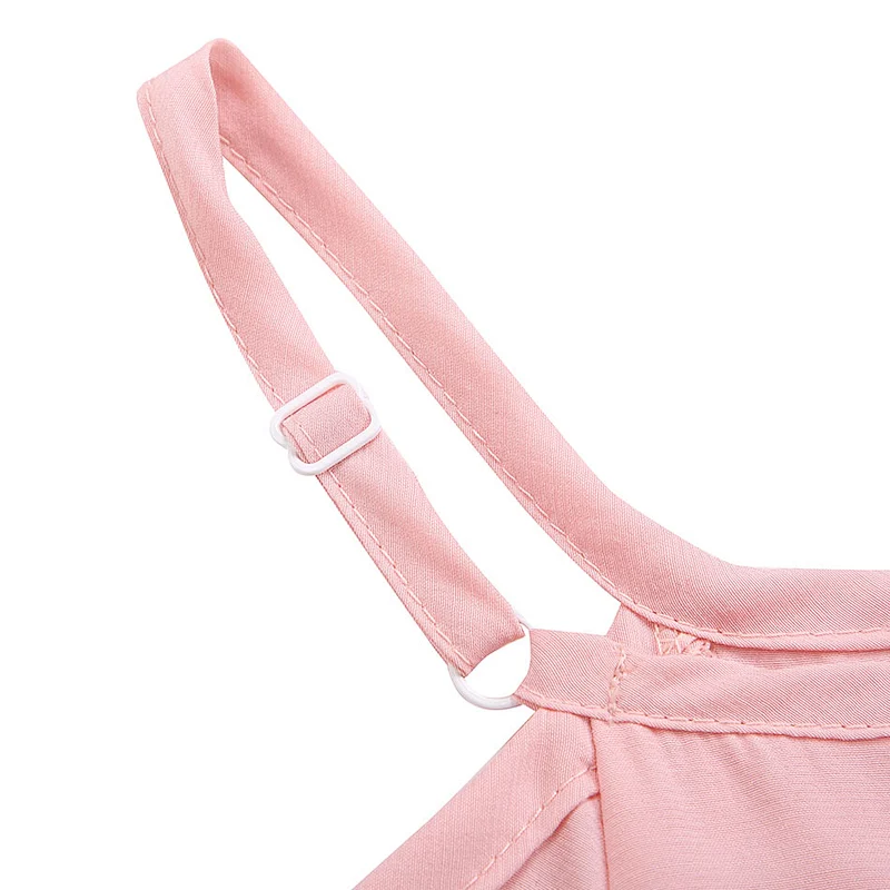 Latest design pink long sleeve cute ruffle straps  top for girl