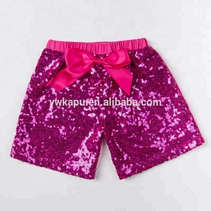 Top sale sequin short pants for toddler girl summer wear girls sparkle shorts