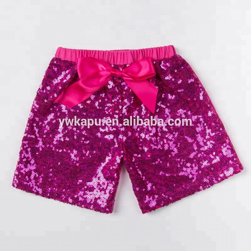 Top sale sequin short pants for toddler girl summer wear girls sparkle shorts