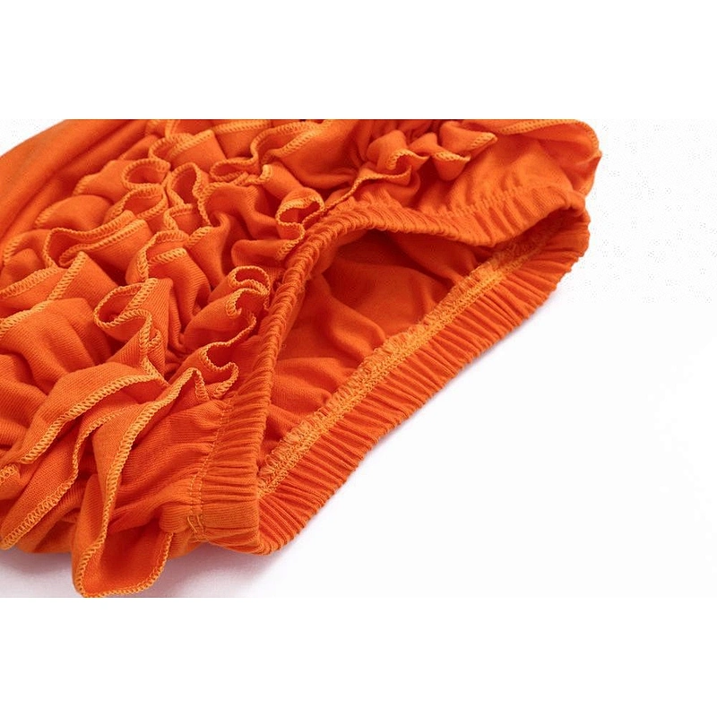 Hot sale newborn clothing wholesale ruffle diaper cover baby Halloween bloomers and headband set