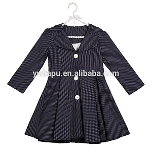 Elegant girl's floral coats 2018 spring floral thin coats for girl