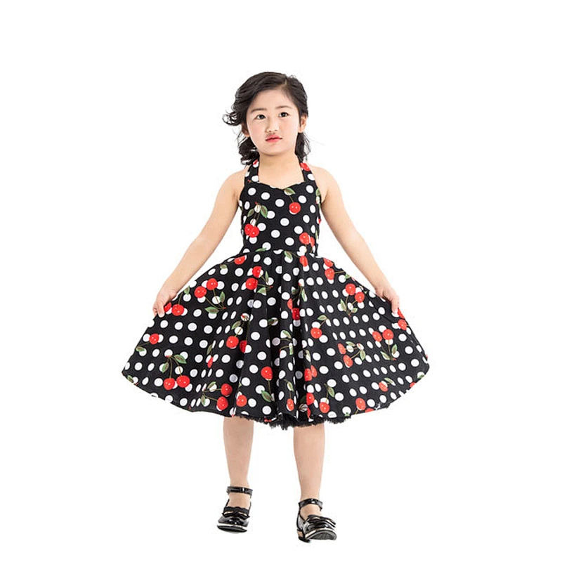 Kids Frock Designs Pictures Lovely Infant Girls Fruit Cherry Print Summer Dress Latest Children Dress