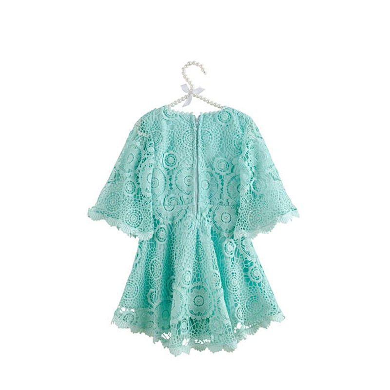 Wholesale Baby Girls Party Princess Lace Dress One Piece Kids Clothing Stylish Baby Fancy Frocks