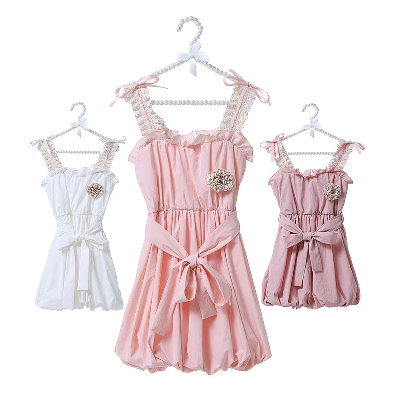 Summer baby girls dress  kids party wears flower girl bubble dress