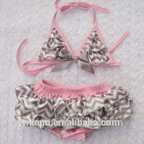New arrival children swimsuit cute kids model girls sexy bikini