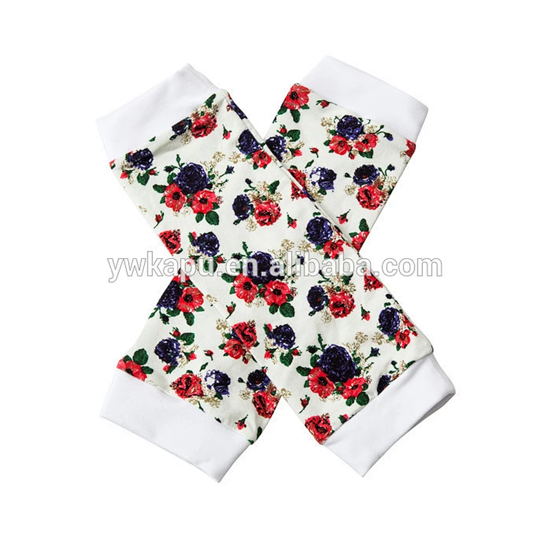 The high-quality fashion boutique floral romper and leg warm 2 pieces sets