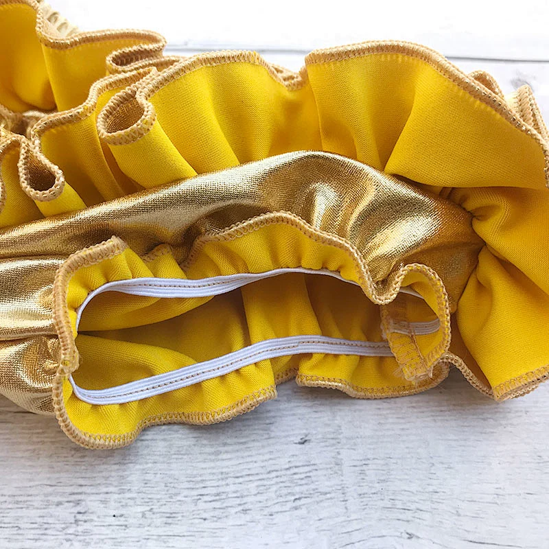 Newborn gold baby girl summer outfit sets infant onesie tutu dress baby romper set for girls