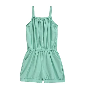 New Fashion cotton romper Toddler Girls Baby Clothes Girl Sleeveless  Harem Frock Romper Clothing